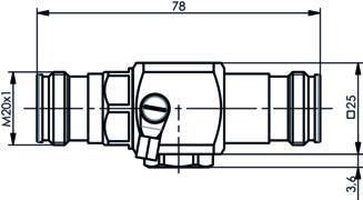 Telegärtner 100025367 | 4.3-10 Überspannungsableiter Bu-Bu mit Gasentladungsableiter 90 V