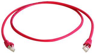 Telegärtner 100008464 | Patchkabel Cat.6A(IEC) MP8 FS 500 LSZH-3,0 m, rot