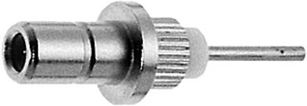 Telegärtner 100024857 | SMB-Einpressstecker Lötanschluss, Einbau von vorne