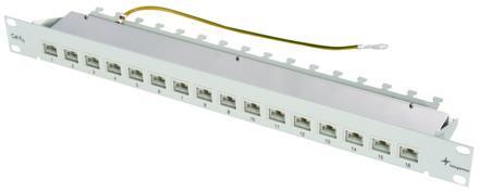 Telegärtner 100006996 | 19" Patch Panel MPP16-HS K Cat. 6A(IEC)