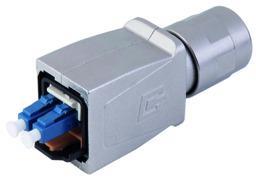 Telegärtner 100007572 | STX V14 LWL-Steckerset, LC Duplex, Multimode, ohne Knickschutzspirale