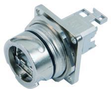 Telegärtner 100007414 | STX V1 Flanschset RJ45 Modul Cat.6A(IEC) Metall