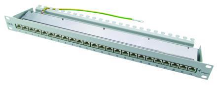 Telegärtner 100007017 | 19" Patch Panel MPP24-H K Cat.6A