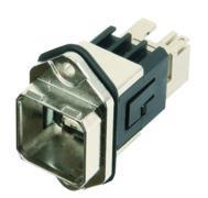 Telegärtner 100007422 | STX V14 Norm-Flanschset, Metall, RJ45 Kupplung Cat.6 Class EA(IEC), rechteckiger Mon.ausschn.