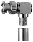 Telegärtner 100023325 | BNC-Kabelwinkelstecker Crimp RG-214/U, RG-393/U löt/crimp
