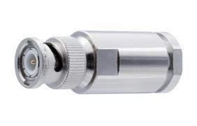 Telegärtner 100023330 | BNC-Kabelstecker, steck/klemm, Low Loss 400 Kabel, Feldmontage-Type