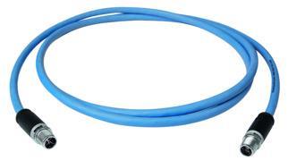 Telegärtner 100017183 | STX M12x1-M12x1 VL X-kod. Cat.6A(IEC), CP01CP01B-SFTP2419C7-1XFRNC-B0500