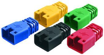 Telegärtner 100001166 | Knickschutztülle, schwarz RAL 9011, Ø 6.0 mm, ohne Rasthebelschutz