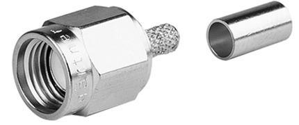 Telegärtner 100024654 | R-SMA-Kabelstecker G1 (RG-58C/U) löt/crimp