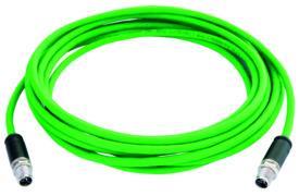 Telegärtner 100017190 | STX M12x1-M12x1 VL X-kod. Cat.6A(IEC), CP01CP01B-SFTP2607C7-1PUR-A0750