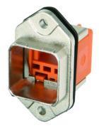 Telegärtner 100007581 | STX V14 Norm-Flanschset, Metall, Singlemode, LC Duplex-Kpl., rechteckiger Mon.ausschn.