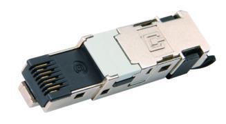 Telegärtner 100007493 | STX IP20 RJ45 feldkonfektionierbarer Stecker AWG22-26 Cat.6 Class EA(IEC), bedruckte Adernvorsortierung nach PROFINET