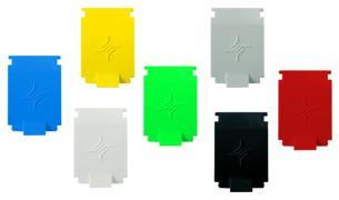 Telegärtner 100027366 | Schutzklappe für Zentralplatte grün RAL 6017