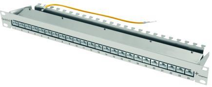 Telegärtner 100007018 | 19" Patch Panel MPP24-HS K Class EA(IEC) 500