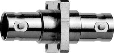 Telegärtner 100033259 | BNC-Verbindungsstück mit Flansch 75 Ohm Bu-Bu, HDTV