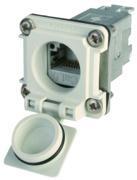 Telegärtner 100022952 | STX V6 Flanschset mit AMJ-Modul K Cat.6A(IEC)