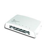 Telegärtner 100006988 | Mini-Verteiler MPD6-HS K Cat.6A(IEC), lichtgrau RAL 7035