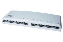 Telegärtner 100007004 | Mini-Verteiler MPD16 K Cat.6A(IEC), alpinweiß