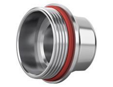 Telegärtner 100022748 | TOC Steckerschutzkappe IP69K, Edelstahl-Ausführung