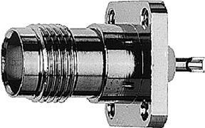 Telegärtner 100023800 | TNC-Einbaubuchse mit Flansch löt