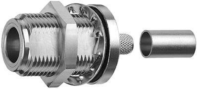 Telegärtner 100024059 | N-Kabeleinbaubuchse Crimp G30 (1.5/3.8), G54 (1.5/3.8 FLEX) crimp/crimp