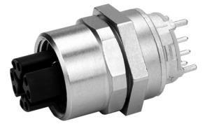 Telegärtner 100007427 | STX M12x1 EBB X-kod. Cat.6A(IEC), BS8X180-1-4THR100BM000