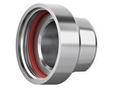 Telegärtner 100022747 | TOC Flanschschutzkappe IP69K, Edelstahl-Ausführung