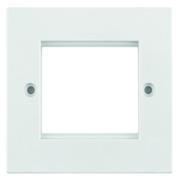 Telegärtner 100000513 | Abdeckrahmen 86 x 86, 2-fach, weiß