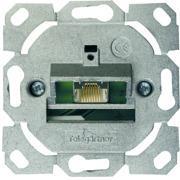 Telegärtner 100022946 | Anschlussdose AMJ45 8 Up/0 Cat.5 ohne Zentralplatte