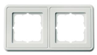 Telegärtner 100027372 | Abdeckrahmen 2-fach, alpinweiß ähnRAL9010