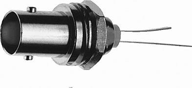 Telegärtner 100023423 | BNC-Einbaubuchse mit Schalter Öffner wird durch Stecken betätigt