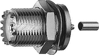 Telegärtner 100024342 | UHF-Kabeleinbaubuchse Crimp G7 (RG-316/U) crimp/crimp