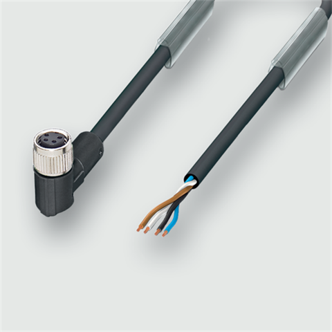 Lütze 416020 | KUW4-M8 2,0M PUR M8-Verbindungsleitung