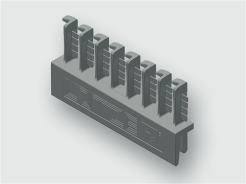 Lütze 380244.0100 | K050-8-SH 0,75mm²-6mm², 1VPE=100 Cabinet / Zubehör / Kunststoffteile / Kämme