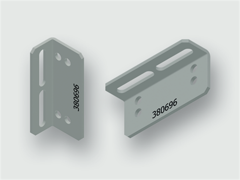 Lütze 380697 | ADWS-0009 VX25 RB = x00mm Cabinet / Zubehör / Montageteil / Adaptionswinkel