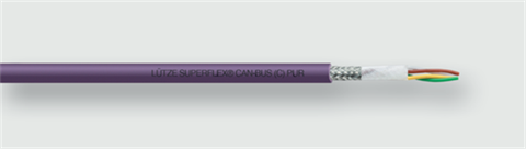 Lütze 104001 | SU CAN BUS (C) PUR (2×2×AWG24/19) BUS- und Netzwerkleitung CAN BUS (C) SU PUR