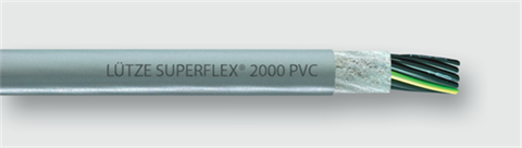 Lütze 100070 | SU 2000 PVC 5G1,0 Steuerleitung SU N PVC, PP Aderisolation
