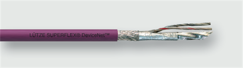 Lütze 104289 | SU BUS (C) PUR ((2×AWG24)+(2×AWG22)) BUS- und Netzwerkleitung DEVICENET (C) SU PUR