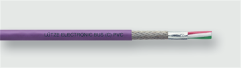 Lütze 104214 | EL BUS (C) PVC (1×2×AWG22/7) VI BUS- und Netzwerkleitung PROFIBUS PVC - DP/FMS/FIP