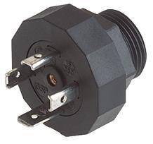 Hirschmann 931297001 | GSP 311 Gerätestecker 3pol.+PE schwarz