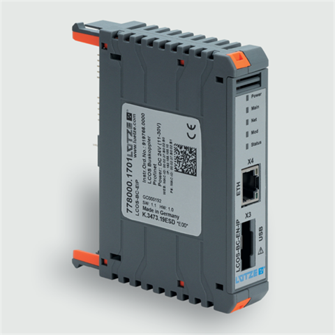 Lütze 778000.1701 | LCOS-BC-ETIP Kommunikation / I/O System / LCOS IP20 / BUS Koppler