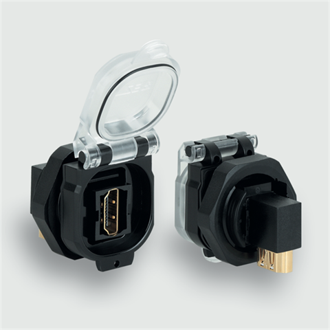 Lütze 493091 | HDMI F/F 90° PC Wanddurchführung / Sonstige / Sonstige