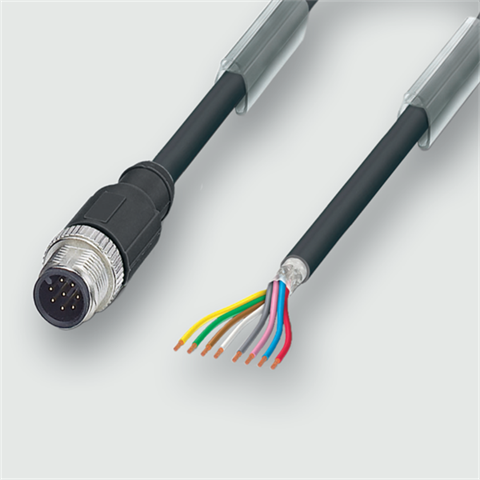 Lütze 458705 | STG8-M12(C) 5M PUR M12-Verbindungsleitung