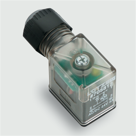 Lütze 705812 | LS-V22-5812 AC/DC 24V Ventilstecker konfektionierbar Bauf. B Ind.