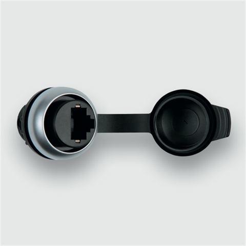 Lütze 492075 | RJ45 F/F 8/8 Cat.5e Wanddurchführung / RJ45 / RJ45