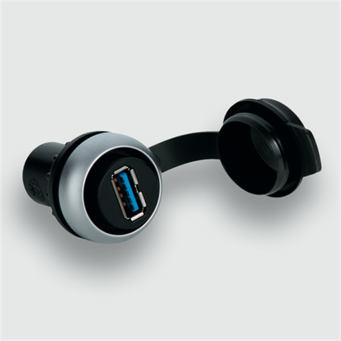 Lütze 490112 | USB-3.0 A/A F/F Wanddurchführung / USB / USB