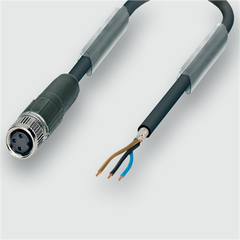 Lütze 458302 | KUG3-M8(C) 2M PUR M8-Verbindungsleitung