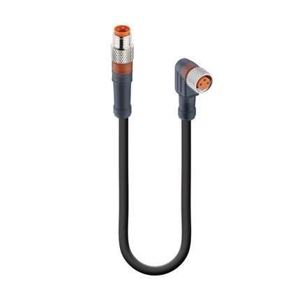 Lumberg Automation 13419 | RSMV 3-RKMWV 3-224/0,8 M Verbindungskabel M8 - M8