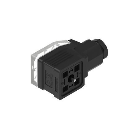 Hirschmann 933029100 | GDME 2011 black Leitungsdose mit transp. Deckel und