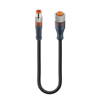 Lumberg Automation 107114 | RSMV 3-RKT/LED A 4-3-224/0.6 M M12-Verbindungskabel